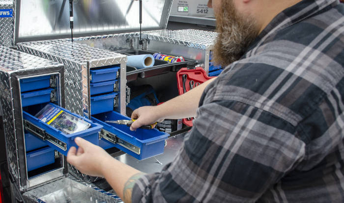 Cargo Van Drawers Boxes Storage Equipment